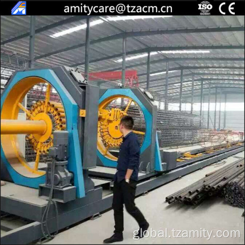 CNC reinforcing steel rebar cage machine for pile